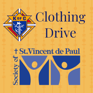 Clothing Drive for St. Vincent de Paul